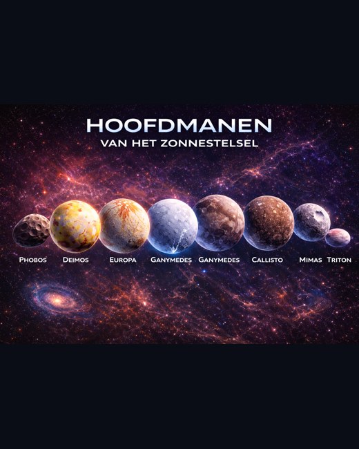Hoofdmanen op rij